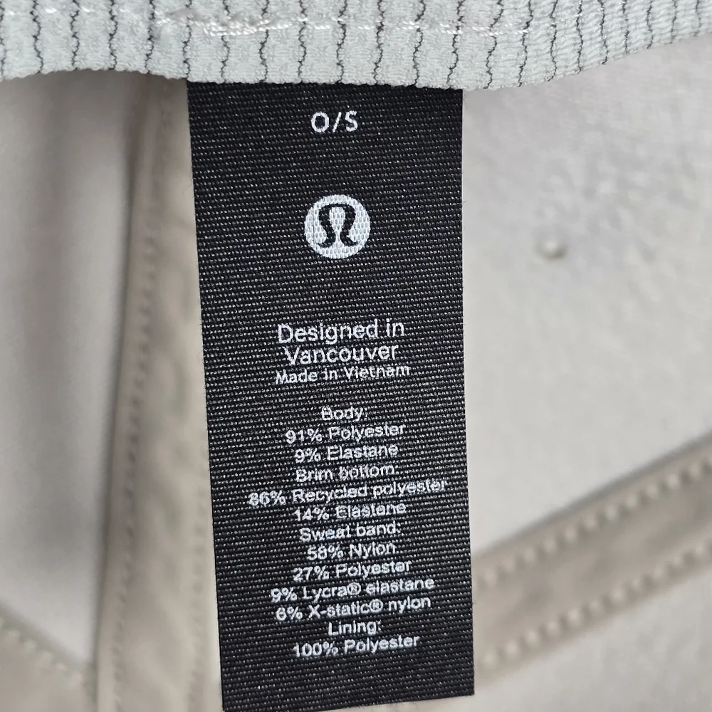 NWOT Lululemon Days Shade Water Repellent Tan Baseball Cap  One Size Adj Strap